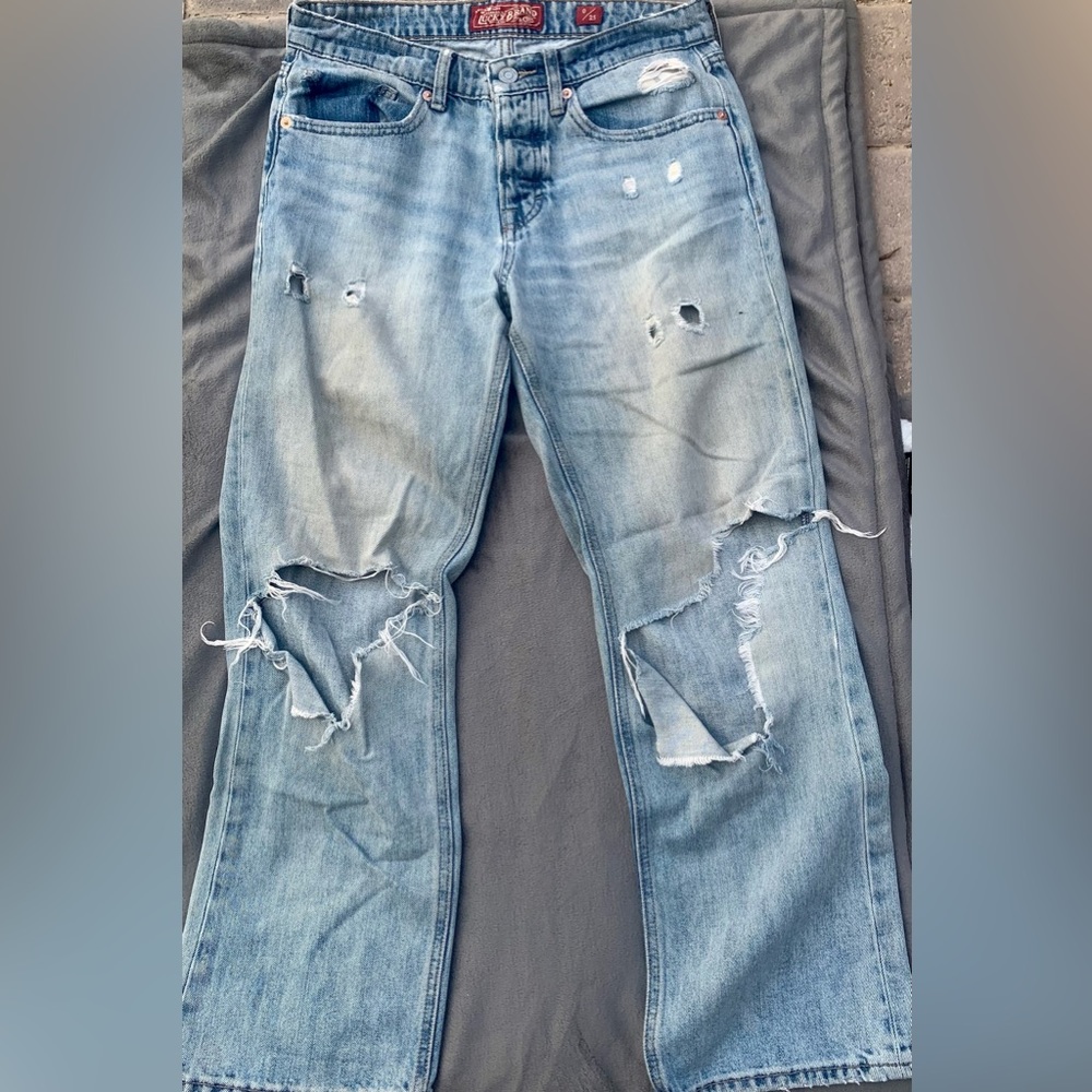 Women’s Lucky Brand Distressed Girl Next Door Jeans SZ 0/25